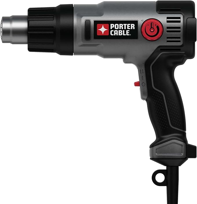 PORTER-CABLE Heat Gun, 1500 Watt, Dual Temperature Settings, Corded (PC1500HG)