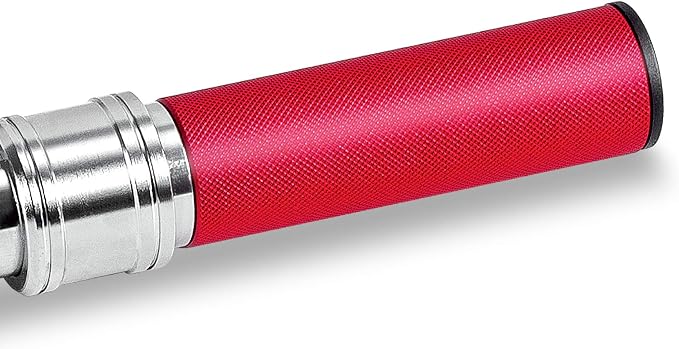 Powerbuilt Micrometer Torque Wrench, 1/2 Inch Drive, Dual Scale, Working Range 30 to 150 Ft-Lbs, Retractable Lock, Storage Case - 649974
