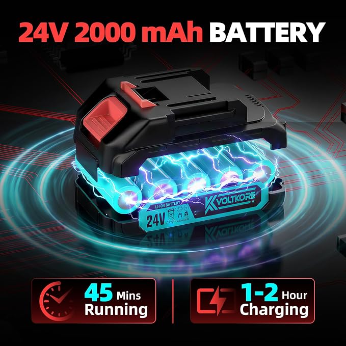Brushless Mini Chainsaw Cordless 6 Inch, Small Handheld Electric Chain Saw | One-Hand Operation, Tool-free, Auto Oiler,1 Battery Powered, Lightweight for Women