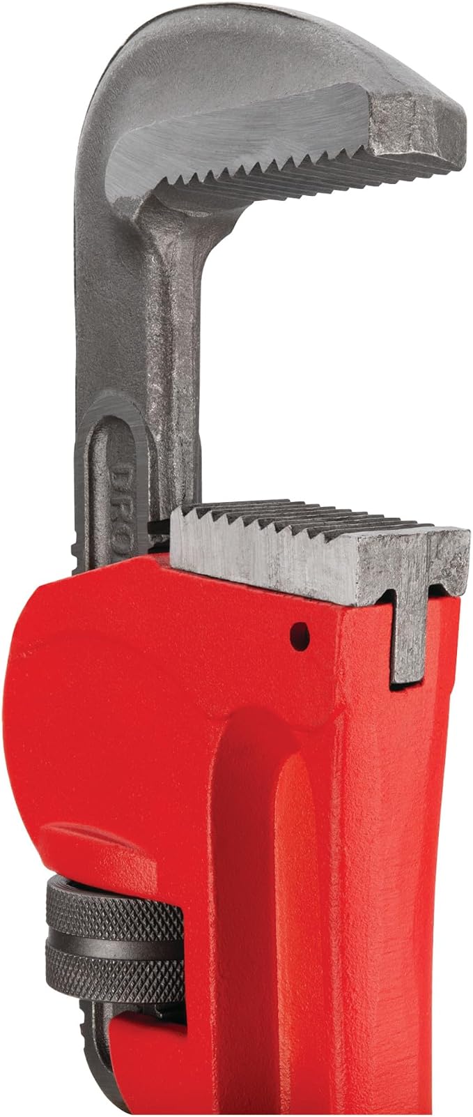 Performance Tool W1133-36B 36 in. Adjustable Steel Pipe Wrench, Red | Heavy duty plumbers wrench. Precision milled and drop forged steel jaws. Durable protective enamel paint