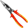 MEGAPRO® DEFENDER Wirestrippers | 1000V VDE Certified | 8.5" Long | Insulated | Electricians Tools (Wire Strippers)