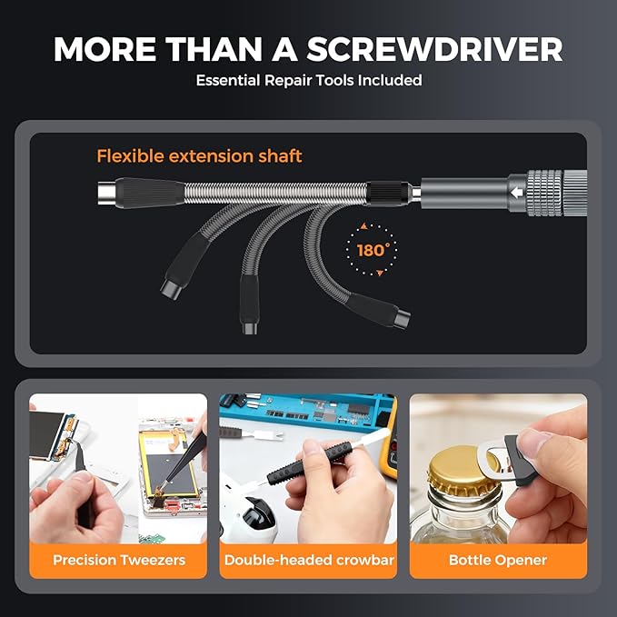 UF-TOOLS 83 in 1 Electronics Precision Screwdriver Set, Mini Professional Magnetic Repair Tool Kit with Torx Phillips Triwing for Computer, iPhone, Macbook, PC, Laptop, Watch, PS5, RC
