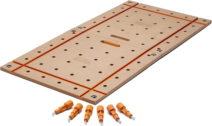 BORA Centipede T-Track Workbench - 3/4" Dog Hole MFT Work Bench Table Top