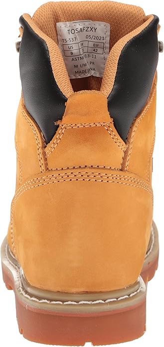 Work Safety Boots for Men Durable Crazy-Horse Leather Indestructible Steel Toe Waterproof and Non-Slip Better Warmth Men Work Shoes