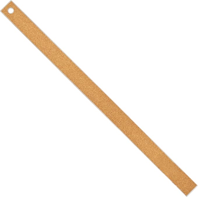 Westcott 18-Inch Stainless Steel Ruler Set with Non-Slip Cork Back, Etched Markings, 12-Pack (10417)
