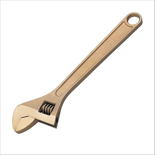 CS Unitec | EX501-12B | Non-Sparking 12" Adjustable Wrench - Copper Beryllium, TUV Certified