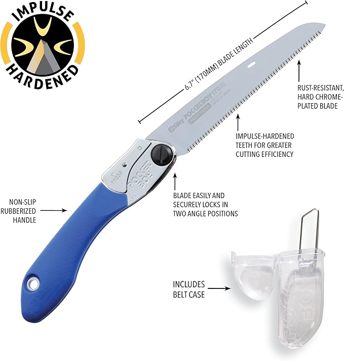 Silky Professional Series PocketBoy Folding Saw 170mm Fine Teeth (342-17)