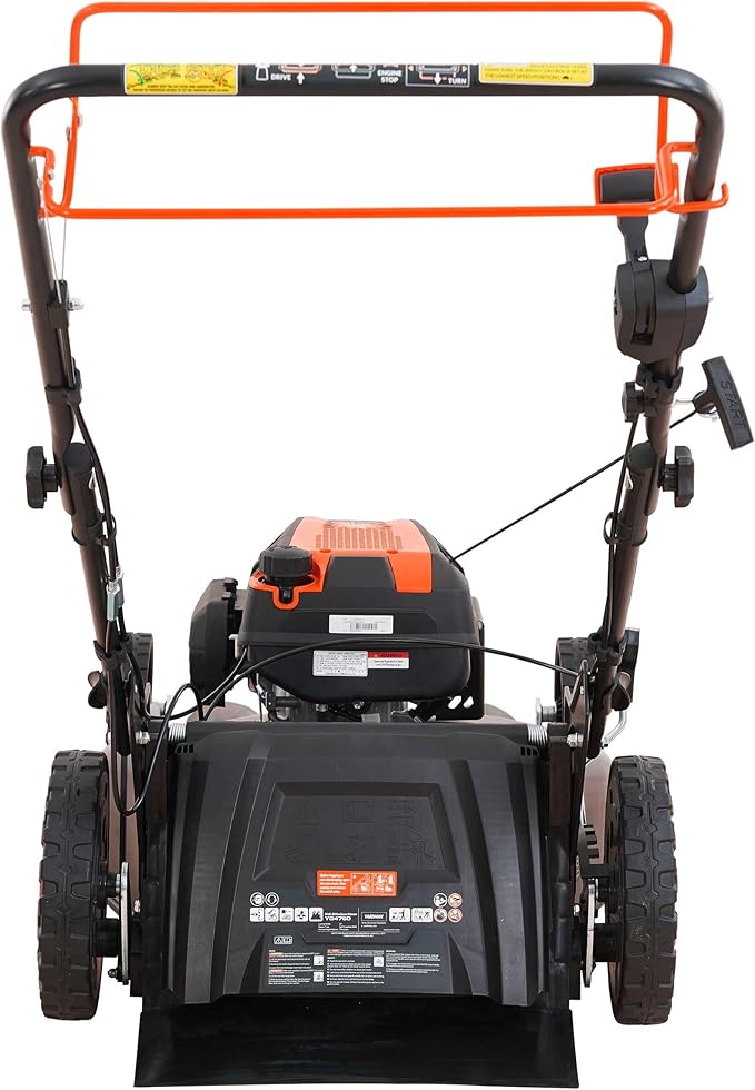 24 in. 201 cc Select PACE 6 Speed CVT High Wheel RWD 3-in-1 Gas Walk Behind Self-Propelled Lawn Mower W/Recoil Start
