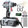 Portable Welding Machine:【2026 Next-Gen】110V Handheld Welder with Balanced Design, LCD Display & 3 Modes (MMA/Hot Start/Arc Force), 200A IGBT Inverter ARC Welder Gun Fits 1/16"-1/8" Rods, Gray