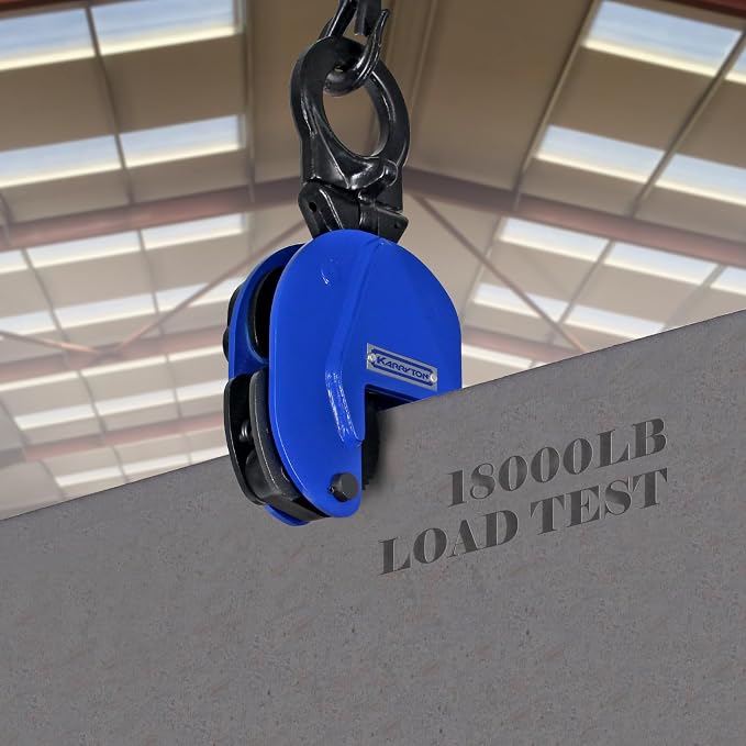 2Ton/4400LB Vertical Lifting Plate Clamp, Jaw Opening 1.3IN