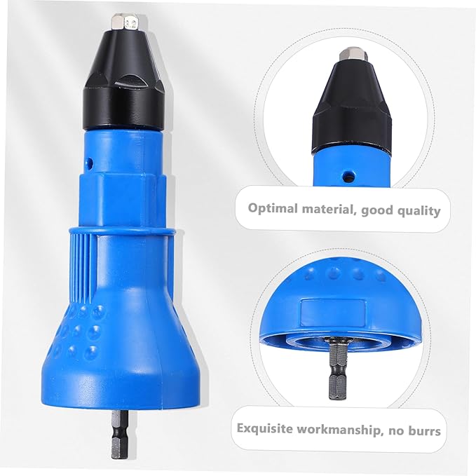 GLEAVI Electric Rivet Adapter 6.29 Inch Portable Riveter Tool with for Automotive and DIY Projects