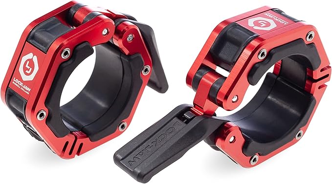 Lock-Jaw Flex Magnetic Barbell Collars/Clamps, 2"/50mm Olympic Bars