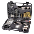ETERNA 110pc Drill Bit Set Titanium HSS Drill Bit Screwdriver Bit Kit, with Carry Case for Metal, Masonry, Wood, Plastics Cement Drilling