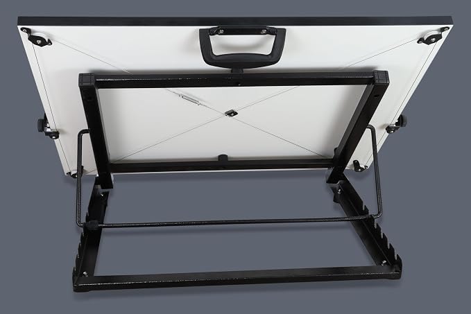 Liquidraw Drafting Board - 20" x 26" | Parallel Motion Bar Table Has 6 Adjustable Working Angles | Includes Drawing Board Clips & Set Square | for Artists, Architects, Students & Professionals