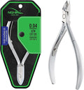 NGHIA Cuticle Nipper - D-04 JAW 14 | Stainless Steel | Durable and Sharp | Ergonomic Design | Grey Plated | Ideal for Salons and Home Use