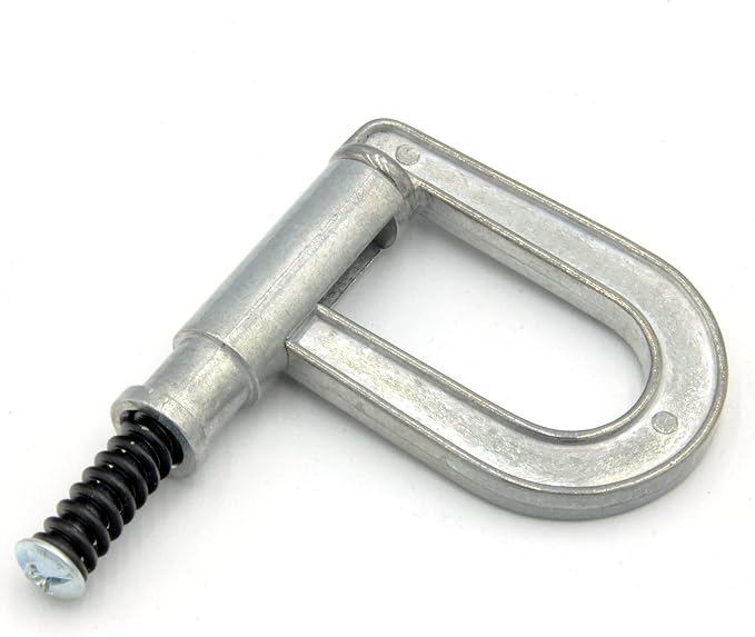 Spring tension clamp for sheet metal work, Side grip clamp with 2" reach and 1/2" grip. Cleco style clamp.