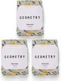 GEOMETRY Kitchen Dish Cloths - Spring & Summer Collection - Premium Dishcloths with Geoweave - Absorbent & Fast Drying Kitchen Towels - Lemon Delight, 10" x 10" - 3-Pieces