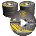 Yellow Paw 4-1/2" Metal Cut Off Wheels (Bulk 200 Pack) Perfect for Cutting Metal & Stainless Steel, Wood, and Plastic - Compatible with Any Angle Grinder - Ultra Thin 0.45" Thickness