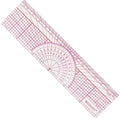 Westcott Engineers' Protractor Ruler, Dual-Scales Cm and Tenths-Inch, Back-to-School, School Supplies, Classroom Supplies, 6-Inch