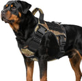 WINGOIN Tactical Dog Harness for Large Dogs,Heavy Duty No Pull Dog Harness | with Handle,Adjustable Reflective,Military K9 Style,Big Size Dog Vest,for German Shepherd,for Walking Training Hunting