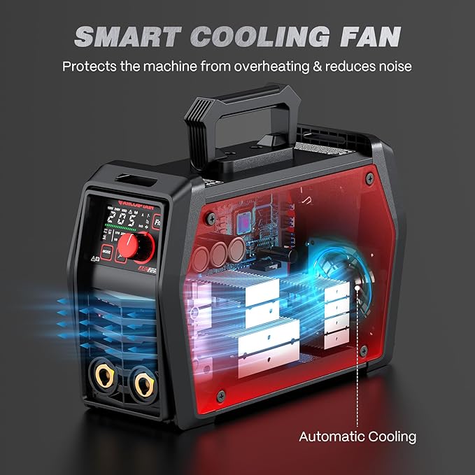 ARCCAPTAIN iControl ARC205 Pro Stick Welder, [APP Control] 205Amp ARC/Lift TIG Welding Machine, Large LED Display, IGBT Inverter 120V/240V MMA Welder with Hot Start, Arc force, and Anti-Stick