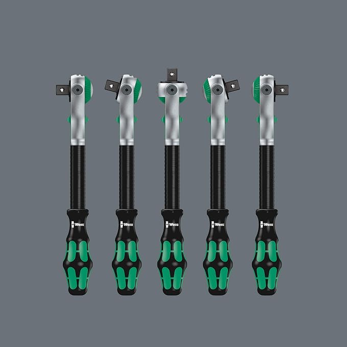 Wera 05004016001 8100 SA 6 Zyklop Metric Speed Ratchet Set, 28 Piece, 1/4" Drive
