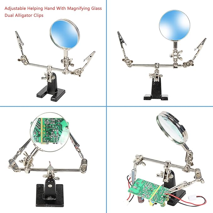 Soldering Iron Kit,80W LCD Digital Soldering Gun with Adjustable Temperature Controlled and Fast Heating Ceramic Thermostatic Design