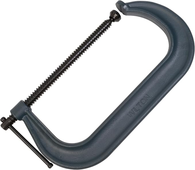 Wilton C-Clamp, 12-1/4" Opening, 6-1/4" Throat, 9300 Lbs. Clamping Force (Model 412)