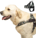 Dog Friendly Co. Dog Harness for Large Breeds (Green Camo, Extra Large) | One Click Buckle, Chafe Resistant Webbing, Adjustable Neck & Chest, and Heavy Duty D-Ring, Sturdy Comfortable and Easy to Use