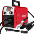 225A Welding Machine 110V/220V Portable Stick Welder with Synergic Control, Small Welder Machine with Hot Start Arc force for Home DIY Handicrafts Maintenance