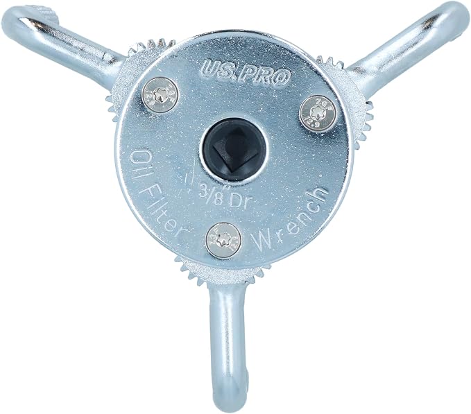 AB Tools 2 + 3 Legged Leg Adjustable Oil Filter Wrench Remover Installer 3/8" 1/2" Drive