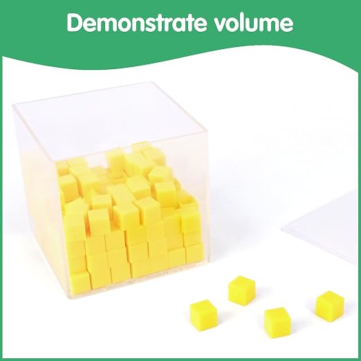 edxeducation 2D3D Geometric Solids | Set of 24 | 12 Shapes and 12 Folding Nets | Activity Guide Included | Classroom Math Manipulatives for Kids