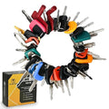 50 Heavy Equipment Keys Master Set, Construction Machine Keys Set for Caterpillar Cat John Deere Komatsu Volvo Bobcat Kubota JCB Case New Holland Hitachi Hyster Yanmar Takeuchi