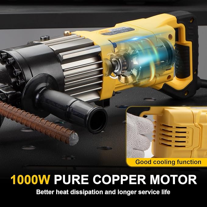 5/8" Electric Hydraulic Rebar Cutter, Portable Rebar Cutter,Cutting rebar 4-16mm,1-1.5s cutting speed,1000w (RC16A)