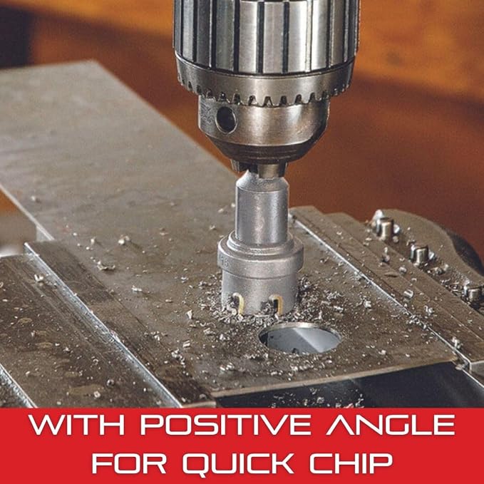 Starrett Tungsten Carbide Tipped Stainless Steel Sheet Metal Hole Saw - Ideal for Stainless, High Alloy Steel, Non-Ferrous Metals, Reinforced Fabrics - 3-17/32'' Diameter - SM90