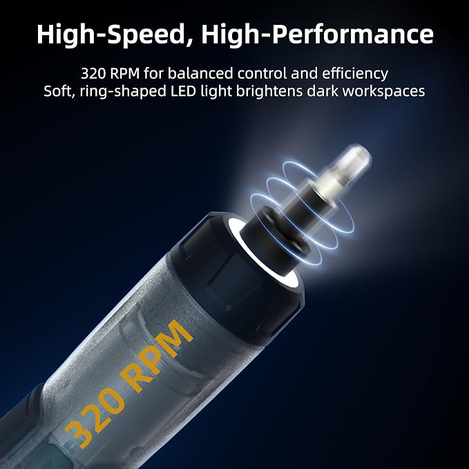 iFu Cordless Electric Screwdriver Kit, 3-Speed 3.5N.m Power Tool | Need a reliable tool for home repair? This 2000mAh electric screwdriver with 12 S2 bits handles furniture assembly easily.