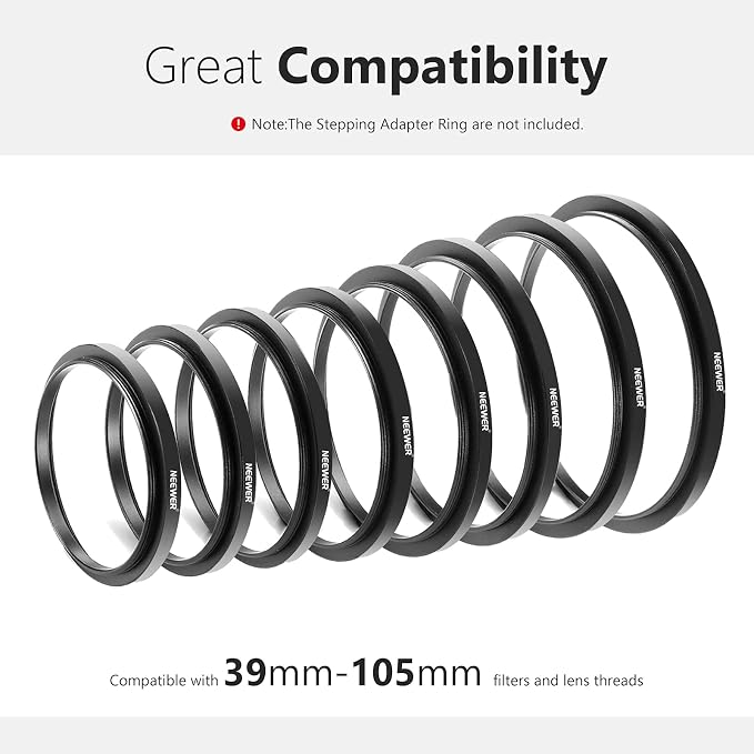 Neewer Camera Lens Vise Repair Tool for Lens and Filter, Ring Adjustment Range 27mm to 130mm, Steel Construction