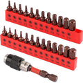 Premium 25-Piece Allen Key Drill Bit Set - Durable Allen Wrench Bits with Strong Magnetic Tips, SAE & Metric Hex Keys