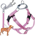 2 Hounds Design Freedom No Pull Dog Harness and Leash, 1" XXL, Rose | Promotes Easy Walking & Comfortable Control, Secure Fit, Adjustable Harness and Leash Set for XXL Sized Dogs, Made in USA