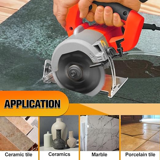 15 Pcs Diamond Saw Blade, 4.5 Inch Super Thin Tile Blade, Diamond Saw Blades for Angle Grinder, 4.5" Tile Blade for Smooth Cutting Marble Ceramics Porcelain Tiles(4.5 inch-15Pcs-Black)