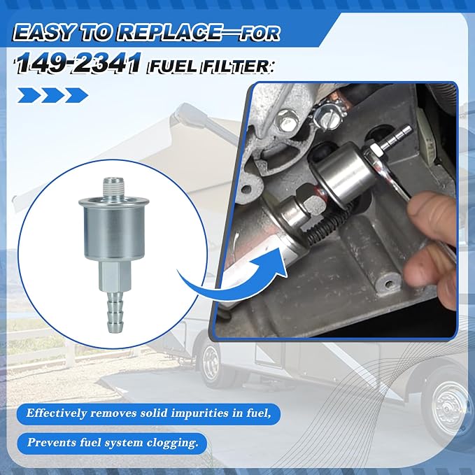 Oil Change Tune Up Kit Includes 122-0836 Oil Filter, 140-3116 Air Filter, 149-2341-01 Fuel Filter, 167-1638 Spark Plug, Fit For Onan RV QG Generators 5500 7000,HGJAA HGJAB HGJAC Maintenance Kit
