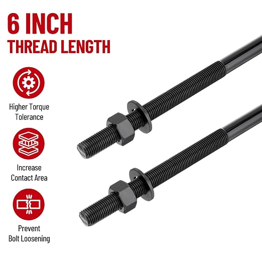 14 Inch Square Bend U-Bolt Kit for Truck Chassis