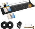36 Inch Manual Precision Rotary Paper Trimmer,Heavy Duty Rolling Cutter Tool,Professional Rolling Trimmer for Cutting Photo Paper,Card Stock,Office Paper