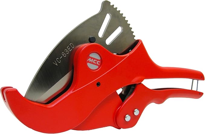 MCC - 2'' PVC / CPVC Pipe Tubing Cutter (One Hand, Quick Release) Cuts Up To (up to 2 1/2 inches) Irrigation, Plumbing & Auto
