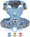 Pawaii No Pull Dog Harness with Pet ID Tag, Reflective Vest | Built for safer walks with a QR Pet ID Tag, front no pull clip, reflective trim, control handle and breathable mesh lining