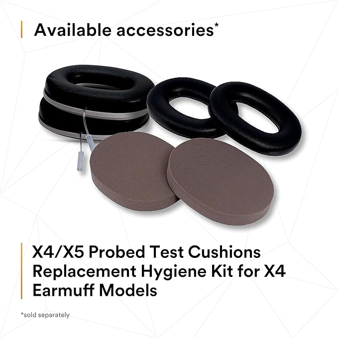 3M PELTOR Hearing Protection Earmuffs, X4 Series Noise Protection, Construction, Manufacturing, Assembly, Sanding
