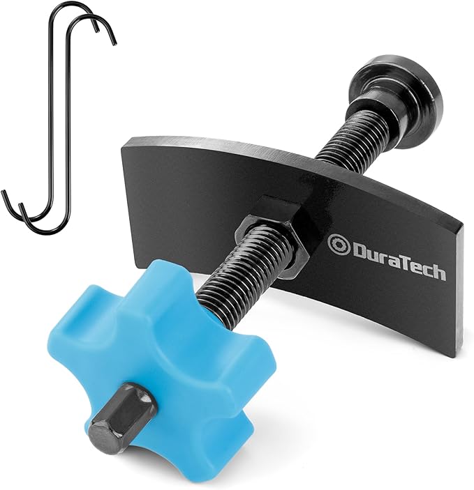DURATECH Heavy Duty Caliper Piston Compressor Tool, Brake Pad Spreader with 2PCS Brake Caliper Hangers,Brake Piston Compressor Tool for Most Cars and Light Trucks
