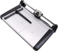 Rotary Paper Cutter, Heavy Duty Paper Trimmer 360mm(14.17") Cutting Length with Safety Blade Handle and Guides,15 Sheets Capacity,Ideal for Offices,Homes,Printing Shops,Photo Studios
