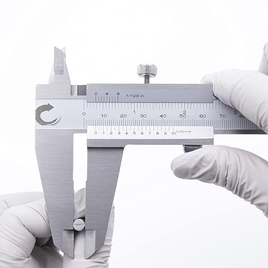 Clockwise Tools Vernier Caliper, DVLR-1205 0-12 Inch/300 mm, Inch (Fraction)/Metric, Stainless Steel