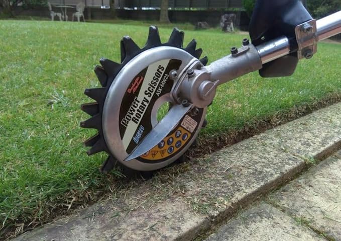 Trimmer Attachment ASK-MW23, Brushcutter and Edger Attachment Includes Adapters to Fit Most Straight Shaft Trimmers with Solid Drive Shaft
